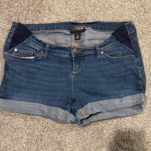 Indigo Blue Casual Denim Shorts